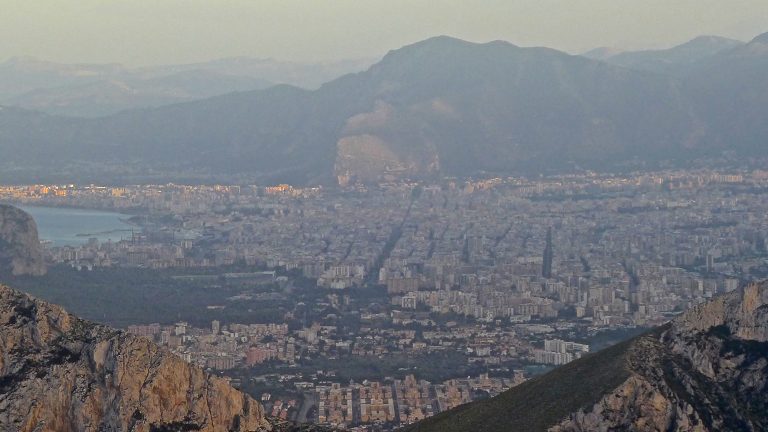 vue aérienne de Palerme