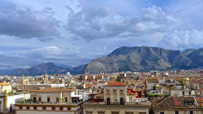 vue de Palerme, capitale de la Sicile