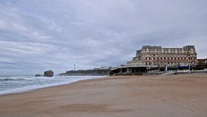 Hôtel du Palais en hiver