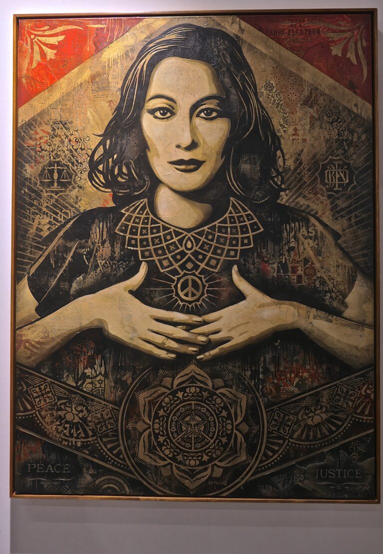 portrait de femme de Shepard Fairey